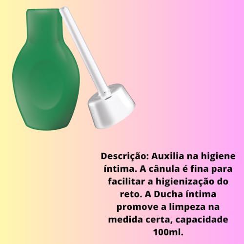 Xuca Chuca Ducha Ginecológica Higiênica Íntima Retal Verde 100ml - Diversão ao Cubo