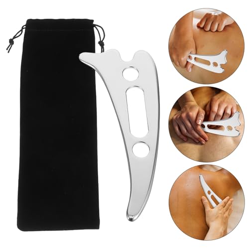 Gua Sha en acier inoxydable contre les raideurs du dos et les tensions du corps entier - 7