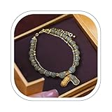 Lightning Deals Of Today Prime 14k Gold Jade Butterfly Crystal Bracelet for Women Chinese Style Good Lucky Jade Dainty Beaded Bracelet Jewelry Gifts for Women same day delivery items