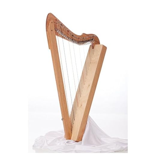 Rees Harps SE - Special Edition Fullsicle Harp, Solid Cherry Wood, 26 String, 33" Tall, Concert Quality Rees Levers, Made in USA
