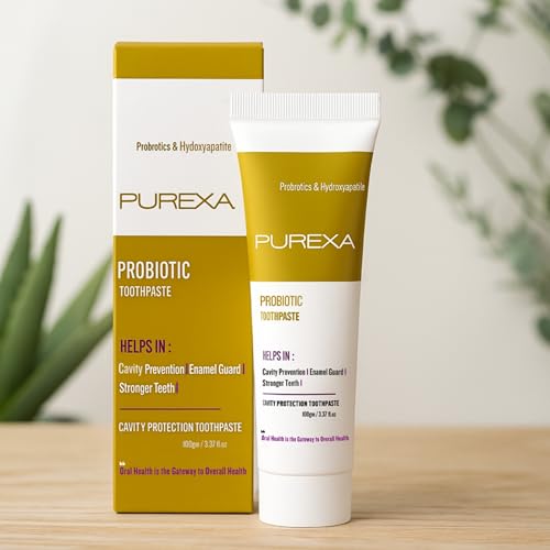 Image of Probiotic Toothpaste Pack of 2 | Dual Oral Microbiome Support | Good Bacteria Formula for Fresh Breath | Reduces Plaque & Harmful Germs | Strengthens Gums & Enamel Daily