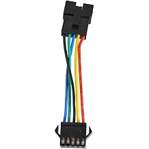 Electric Bicycle Display Conversion Cable, SW900 6-Pin To 5-Pin Adapter For E-Bike Meter Wiring, ABS And Metal Build For Mountain Bike