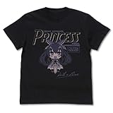 デート・ア・ライブIII 夜刀神十香 Tシャツ デフォルメVer. ブラック Mサイズ