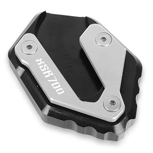 FÜR Yamaha Tracer 700 XSR 700 2015-2023 Motorrad Ständer Extender Fuß Seite Verlängerung Pad Unterstützung Platte Vergrößerte Basis(Titanium-A)