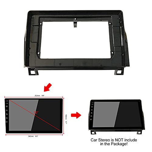 10.1'' Car Stereo Radio Fascia Frame Panel Trim With 16Pin Power Harness Fits For Toyota Tundra 2007-2013 Sequoia 2008-2018 #TOP2