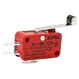 Stellantrieb: Langer Rollenhebel (Kunststoff-Roller).