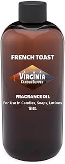 French Toast Fragrance Oil (16 oz Bottle) for Candle Making, Soap Making, Tart Making, Room Sprays, Lotions, Car Fresheners, Slime, Bath Bombs, Warmers…