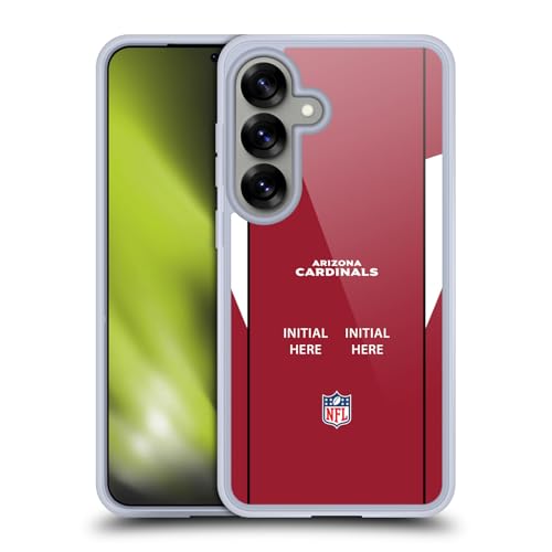 Coque en gel Arizona Cardinals Samsung S25 personnalisable NFL