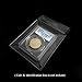 Single Pocket Coin Flips, 30 Pcs Individual Clear Plastic Sleeves Holders for Coins Jewelry & Small Items Storage