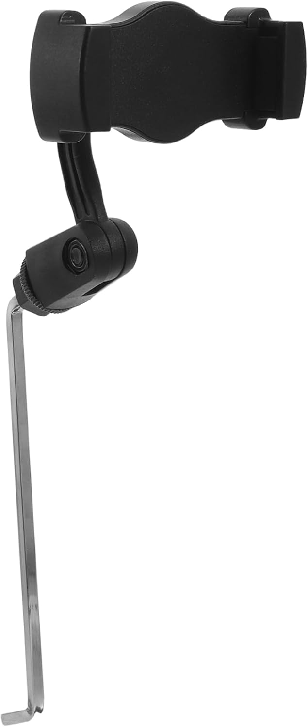 Saxophone Phone Holder Adjustable Music Stand Clip for Smartphones Tablets Lightweight Portable Sheet Music Support for Indoor Outdoor Performances