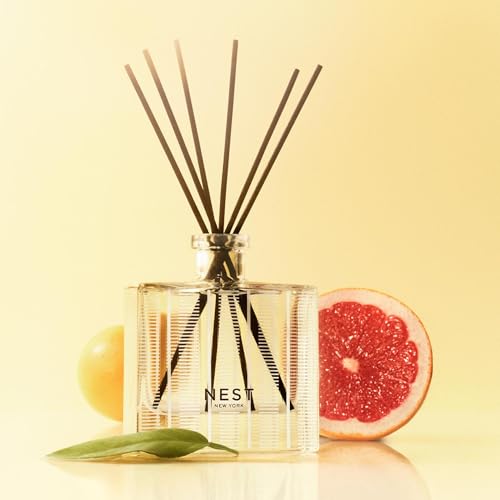 Image of NEST New York Reed Diffuser Liquid Refill, Grapefruit - 5.9 fl oz - Fragrance for Up to 90 Days - Flame Free