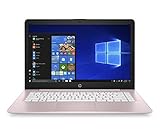 HP Stream 14in Display Intel Celeron N4000 4GB RAM 64GB eMMC Win 10 Rose Pink (Renewed)