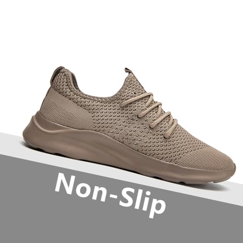 Image of DLWKIPV Running Shoes for Men Slip on Tennis Walking Sneakers Lightweight Non Slip Workout Gym Sports Volleyball Shoes Outdoor Athletic Casual Fashion Breathable Trainers