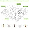 Organisateur Frigo 3 Rangées Pour Canettes - Distributeur Glissant Ajustable - 31 Cm De Profondeur - Jusqu'à 15 Boissons - Blanc