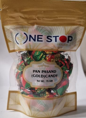 One Stop Dealer Candies 75g | Christmas, Valentines Day Gift | Perfect for Sharing & Treats | Sweet & Delicious | Ideal for Parties & Gifting | Fun & Enjoyable Snack (Pack of 1, Candy Pan Pasand 75g)