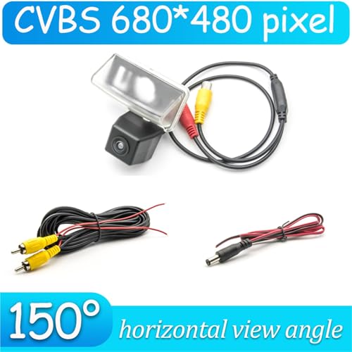 Caméra de recul CCD pour Toyota Corolla E120 berline 2001 à 2007