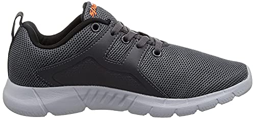 Image of Sparx Men SM-663 Dark Grey Neon Orange Sports Shoes (SX0663G DGNO 0006)