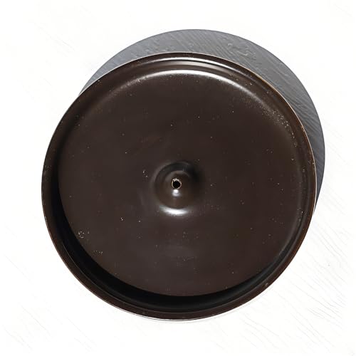 SZOILKR Incense Holder Modern Minimalist Circular Incense Burner for Cone or Stick Incense Ceramic Ash Catcher Handmade Incense Stick Burner (Black)