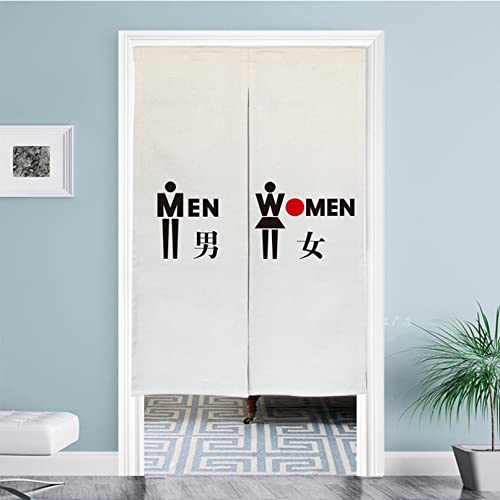 のれん 暖簾 男女 ボーイズ ガールズ ドアのカーテン カラー レストラン トイレ用 温泉 ロング 目隠し 春夏秋冬 遮光 70*90 間仕切りカーテン つっぱり棒カーテン 幼稚園 マンション お風呂 業務用 半間のれん 四季兼用