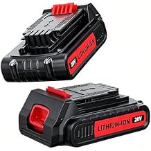 New Model 4.0Ah Replacement for Black and Decker 20V Lithium Battery MAX LBXR20 LB20 LBX20 LBX4020 LB2X4020 LBXR2020-OPE Cordless Power Tools with Wall Mount Holder