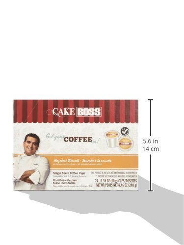 Cake Boss Coffee, Hazelnut Biscotti, 24 Count #TOP7