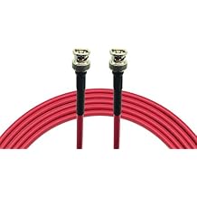كابلات AV 25 قدمًا 3G / 6G HD SDI Mini RG59 Cable، Belden 1855a، BNC-BNC - Red