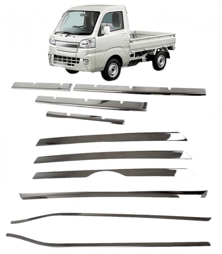 �yOnyx Auto�z �V���o�[ �O���Z�b�g �t�����g �O�������[���{�A���_�[�o ���p�[���[�� �{�T�C�h�E�C���h�[���[�� �K�[�j�b�V�� 10PCS�Z�b�g ���E�Z�b�g �L�Y�C��h�~ �h���X�A�b�v FOR HIJET TRUCK S500P S510P 201