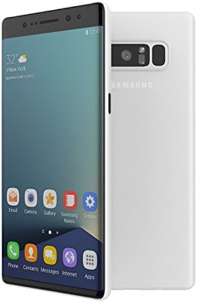 Samsung Galaxy Note 8 Case,0.35mm Ultra Thin Perfect Fit Thinnest Hard Protecor Case Back Cover (white)