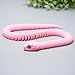 3D Printed snake Model,Flexible Realistic Articulated Animal Fidget Toys,Mystery Figurines Gifts for Easter,Executive Desk Funny Décor and Festival Collectible,Easter Basket Stuffers (Pink-qingshe)