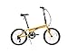 EuroMini Campo 28lb Lightweight Aluminum Frame Shimano 7-Speed Folding Bike 20-Inch (Matte Yellow)
