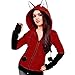 Produktbild VECDY Damen Winterjacke, Schwarzer Freitag Specials Fox Ears Mit Kapuze Sweatshirts Frauen Langarm Mantel Herbst Hoodie Jacke Kaninchenohr Gestalten Sweatshirt Plüsch Mantel Tops