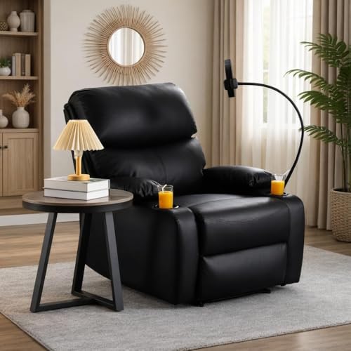 Wide Recliner with Phone Holder