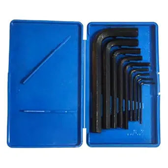 RAMEX Allen Key Set, Allen Key Set Tools Kit, 9pc Hex Allen Key Set In Plastic Box Packet Size Allen Key Set Allen Keys
