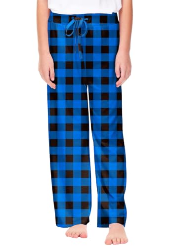 Image of Remimi Girl Boy Plaid Pants Drawstring Summer Casual Loose Bottoms 5-14 Years