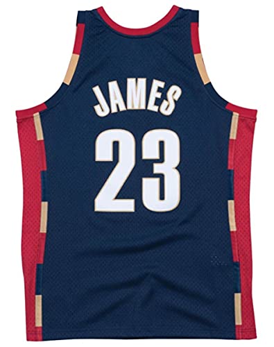 Lebron James Cleveland Cavaliers 2008-09 Men's Swingman Jersey (3X-Large) Navy