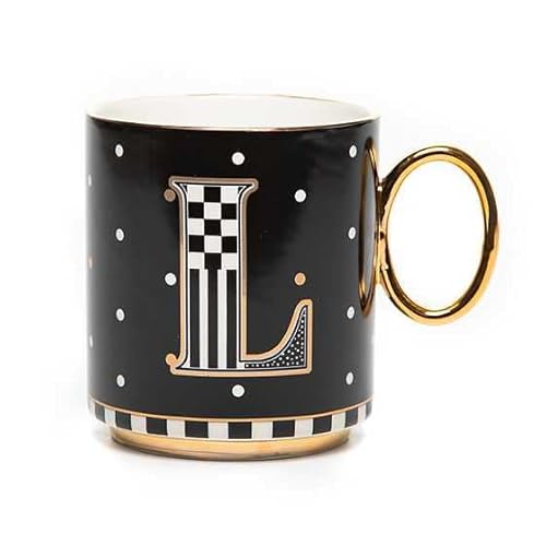 MacKenzie-Childs decorative letter mug