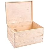 PRÄZISIONSSCHNEIDEN – durch die abgerundeten Kanten ist das Gestalten der Box für alle Altersgruppen geeignet! Perfekt gedacht zum Beizen, Lackieren, Pyrographie, Handwerk und für andere dekorative Projekte!