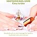Cuticle Oil, Jasmine Scented Cuticle Nail Oil Infused with Real Flowers, Hydrates, Moisturizes, Strengthens, Repairs, Revitalizing Cuticle Oils for Nails Damage Dry Cuticle, 15ml