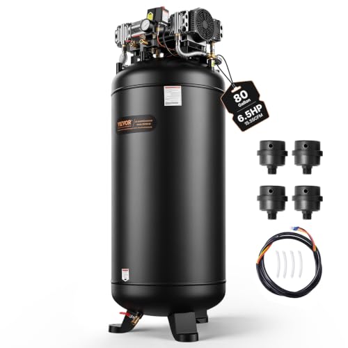 VEVOR 80 Gallon 6.5HP Oil-Free