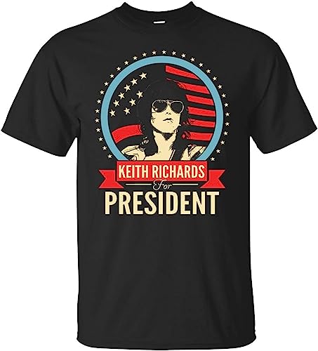 Photo de Keith Richards for President T-Shirt Great Gift Tee for Men(Large)