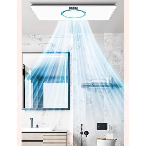 Ventilador de extracción integrado para baño con calefacción y luz miniatura 4