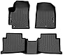 SMARTLINER All Weather Custom Fit Floor Mats 2 Row Liner Set Black Compatible with 2021-2023 Kia Seltos