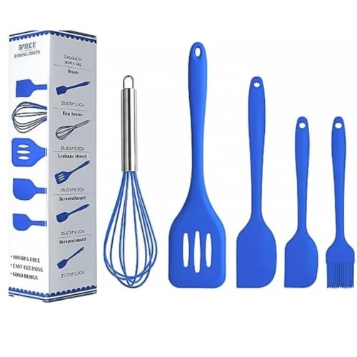 Conjunto de Utensílios de Silicone para Cozinha do Chef, 5 Peças ...