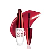 Charm Kiss Peel Off Lip Stain Lip Tint,Waterproof Long-Lasting Tear-off Lip Gloss,Peel Reveal Lip Stain,Peel Off Tattoo Lipsticks,Nonstick Cup Lip Gloss, Tattoo Magic Color Lip Set(4#)