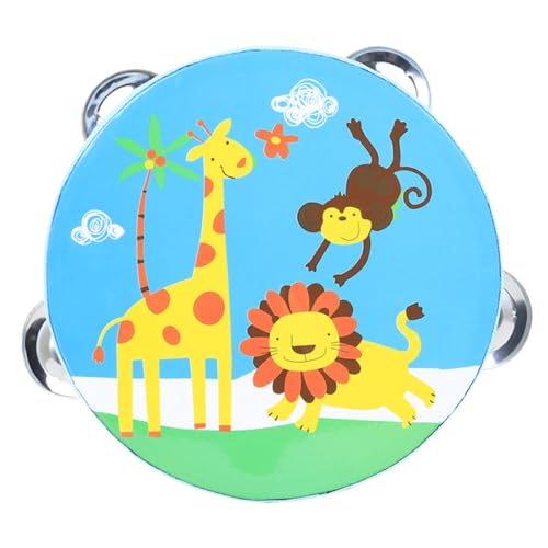 Toddmomy Musical Hand Tambourine Boys and Girls Hand Bell Toys for Parties Games and Concerts