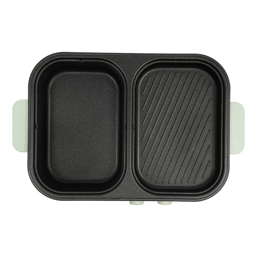 1300W Elektrischer Kochtopf, 2 in 1 Hot Pot Grill, Zweifache Temperaturregelung, Fassungsvermögen 1L(Hot Pot), 0.2L(Bratpfanne) für Familien, Familienfeiern, Treffen mit Freunden usw – Bild 4