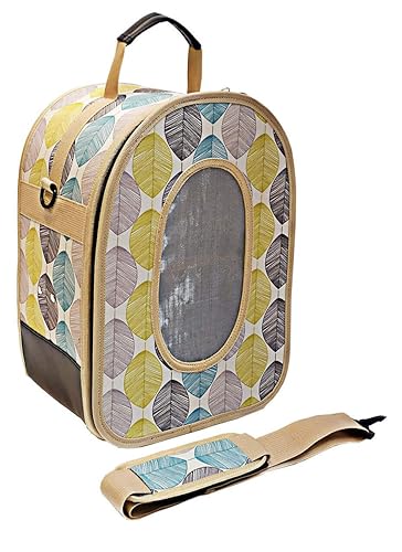 Image of A&E Cage Co. 644003 Soft Side Travel Carr Leaf, Small, Green