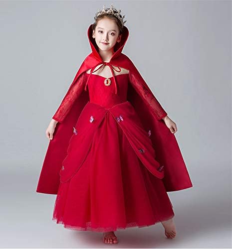 Amazon M 10子供用ドレス 眠り姫 キッズ コスプレ 衣装 コスチューム プリンセスドレス プリンセス ドレス 子供 女の子 ワンピース クリスマス コスプレ衣装 小学生 童話 眠れる森の美女 誕生日会 キャラクター コス ハロウィン こども 子ども クリスマス会 110
