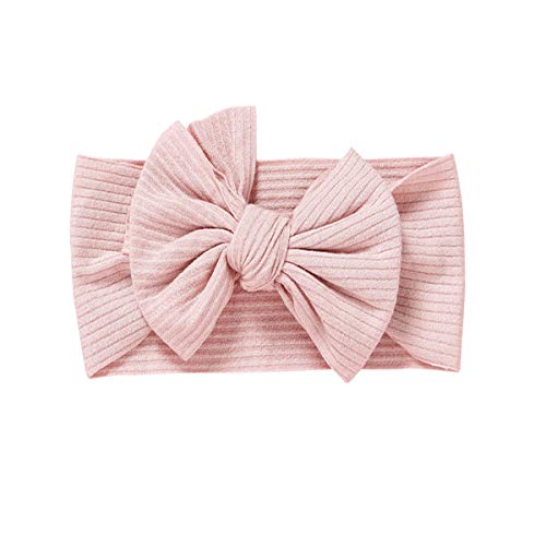 Super Stretchy Soft Baby Girls Headbands with Bows Handmade Hair Accessories Stretchy Hairbands for Newborn Infant Toddler (SW117-8PCS, 1-8Years)4