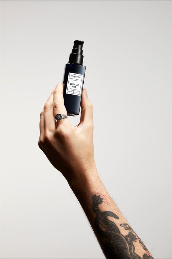 Murdock London Shave Oil | perfect solution for thick and strong stubble | Made in England | 50ml